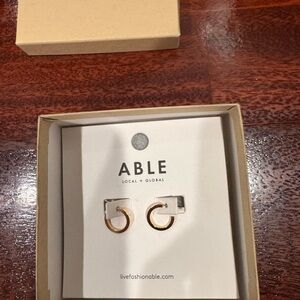 Able Gold hoops